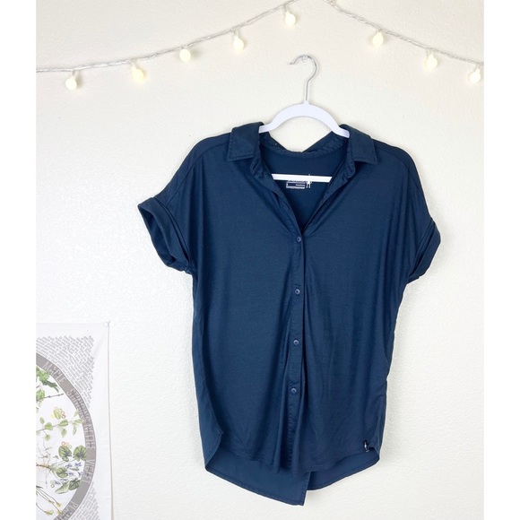 Smartwool Everyday Exploration Button Down Short Sleeve Top - Picture 3 of 9